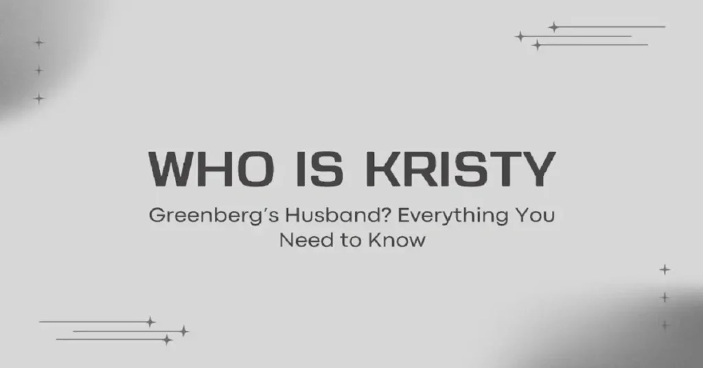 kristy greenberg husband